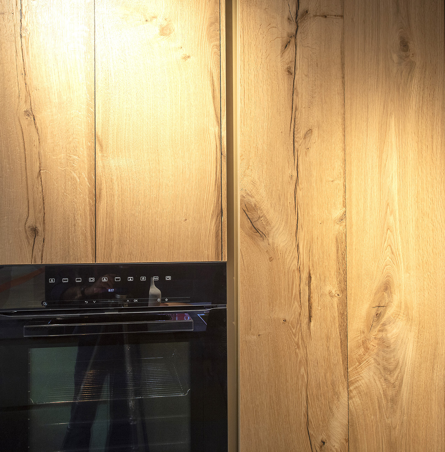 Cuisine noire et bois