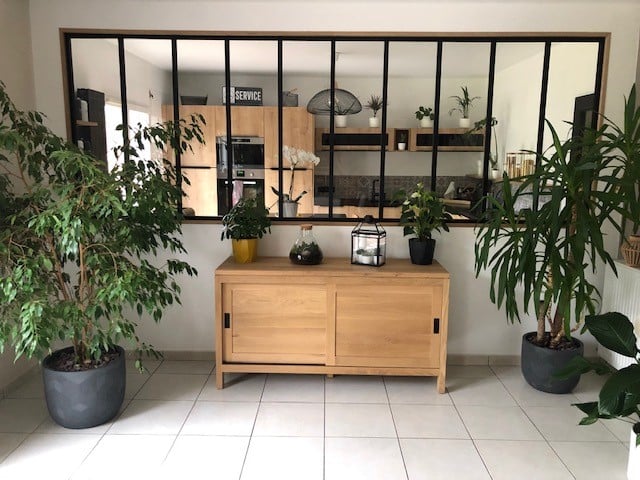 Cuisine avec verrière