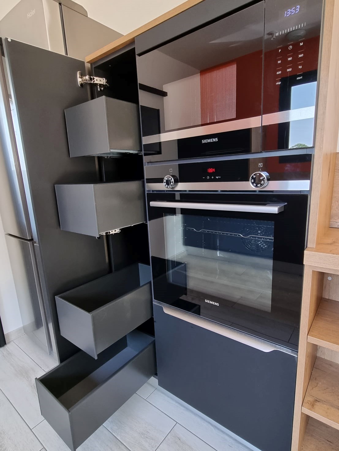 Tiroirs à l'anglaise cuisine