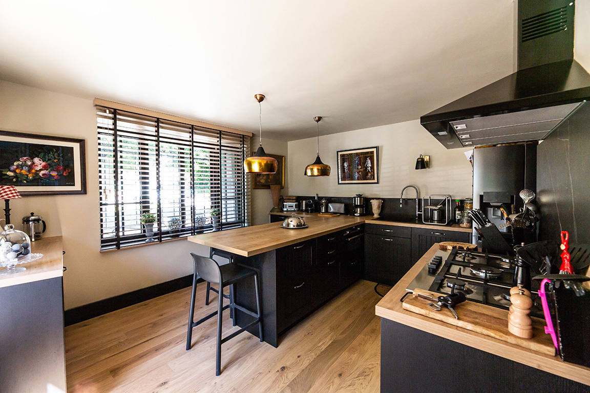 Cuisine moderne noire