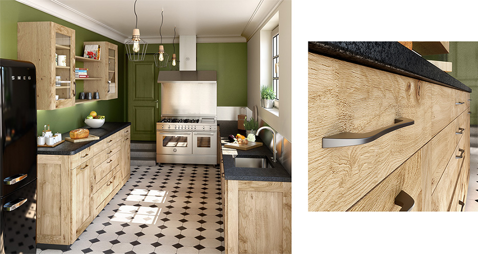 Cuisine traditionnelle en bois