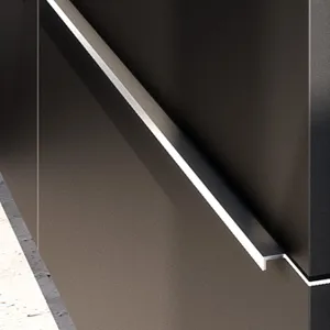 Poignée profil inox brossé