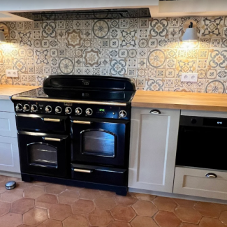 Cuisine linéaire traditionnelle