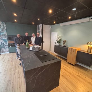 Cuisine noire et verte