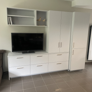 Aménagement TV blanc