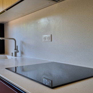 Plan de travail blanc