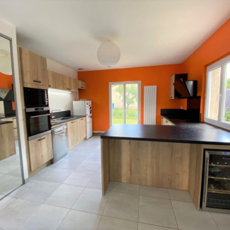 Cuisine bois et noire