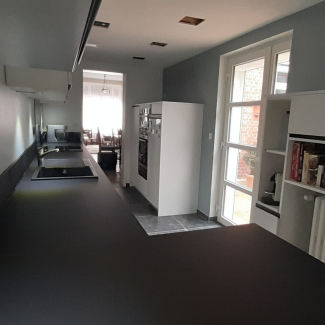 Cuisine blanche et noire