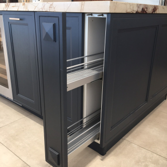 Cuisine noire et bois