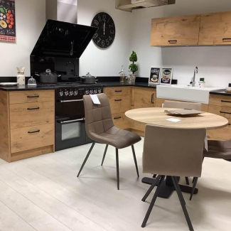 cuisine noire et bois