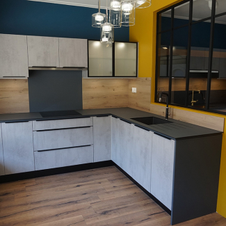 Cuisine blanc et noir