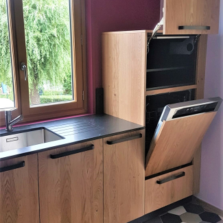 Tiroirs cuisine en bois