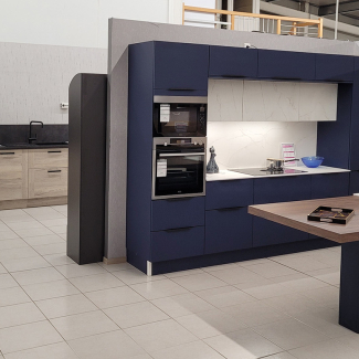 Cuisine bleu et bois