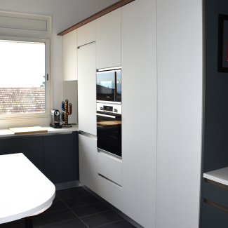 Armoires blanche sans poignée