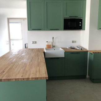 Cuisine verte et bois