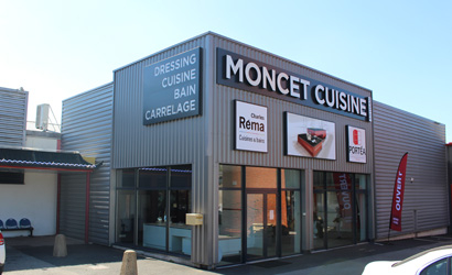 Magasin Moncet Cuisines à Rodez dans l'Aveyron